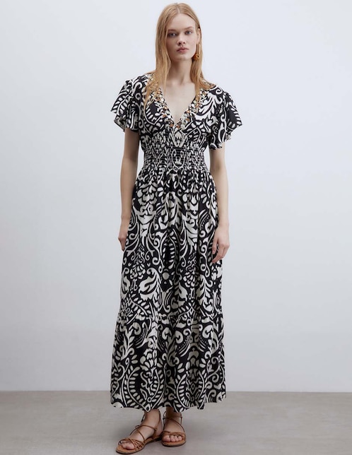 Vestido largo casual para mujer Vestido largo casual para mujer