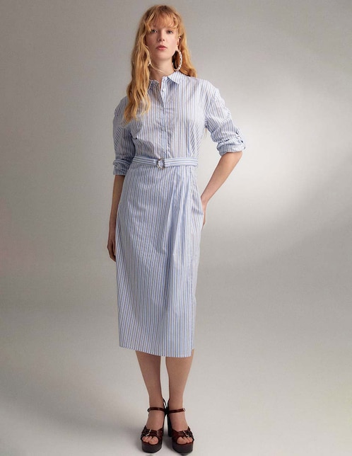 Vestido 3/4 casual Sfera para mujer