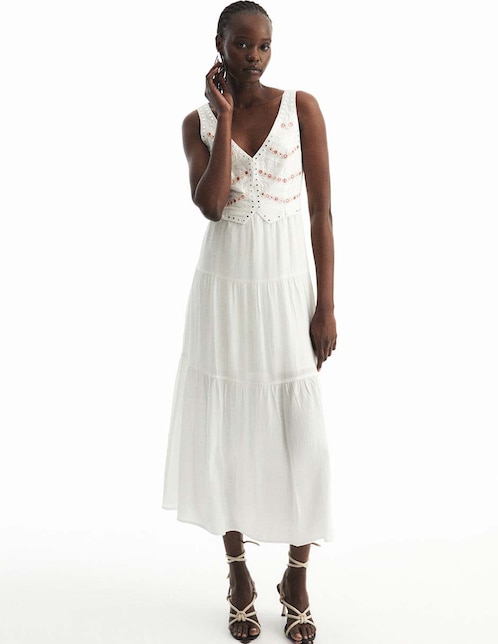 Vestido crop casual Sfera para mujer