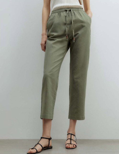 Pantalón capri straight para mujer 1