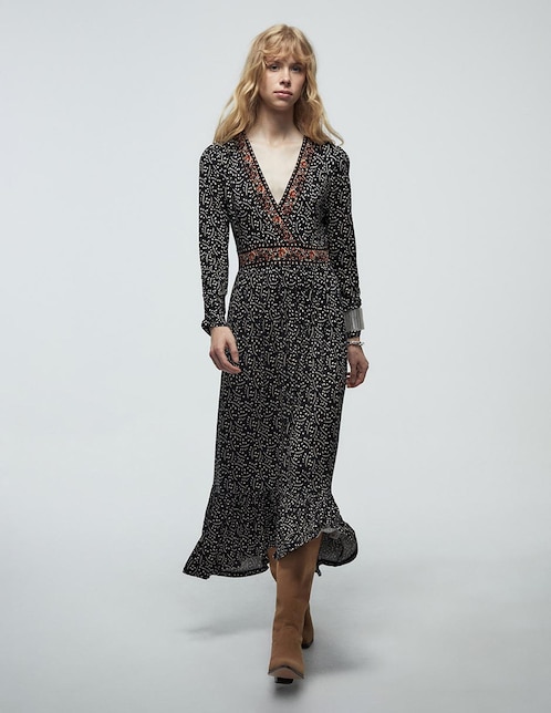 Vestido largo casual Sfera para mujer