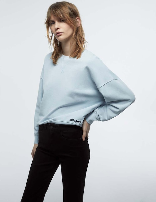 Sudadera sin capucha Sfera para mujer