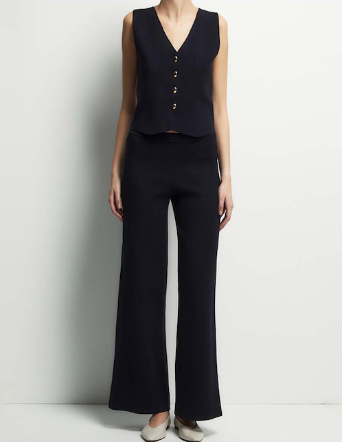 PANTALON LARGO CERROJILLO LISO