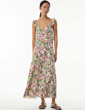 Vestido crop casual Sfera para mujer