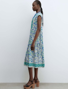 Vestido midi playa Sfera para mujer