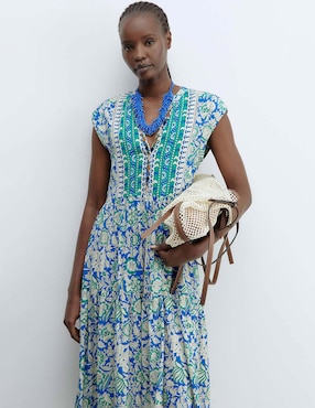 Vestido midi playa Sfera para mujer