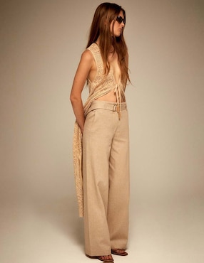 Pantalón relaxed Sfera wide leg para mujer