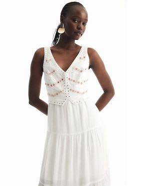 Vestido crop casual Sfera para mujer