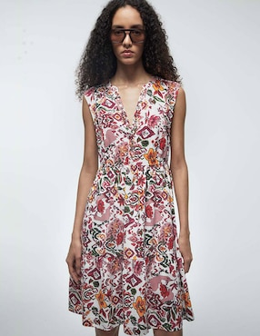 Vestido a la rodilla casual Sfera para mujer