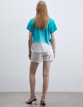 Camiseta Sfera cuello redondo manga corta de algodón