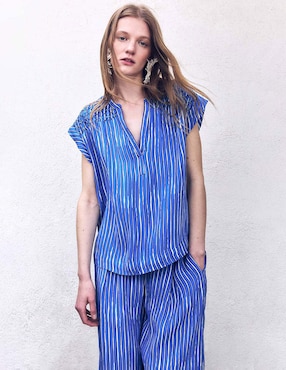 Camisa Sfera de manga corta para mujer