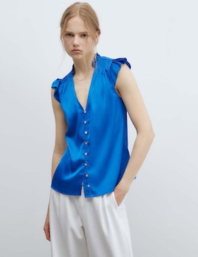 Blusa Sfera manga corta para mujer
