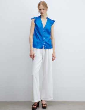 Blusa Sfera manga corta para mujer