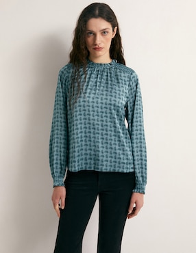 Blusa Sfera manga larga para mujer