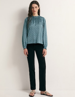 Blusa Sfera manga larga para mujer