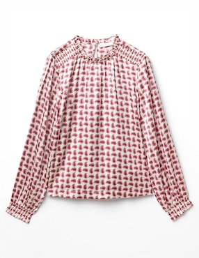 Blusa Sfera manga larga para mujer