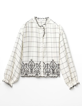 Blusa Sfera manga larga para mujer