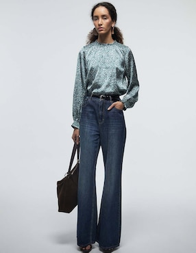 Blusa Sfera manga larga para mujer