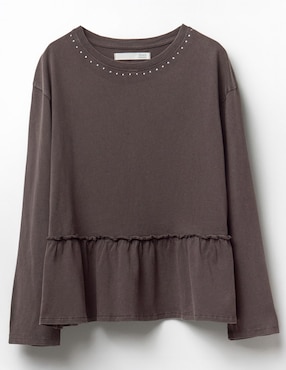 Camiseta Sfera cuello redondo manga larga