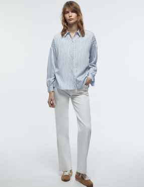 Camisa Sfera manga larga para mujer