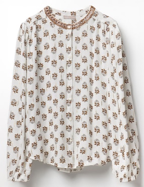 Blusa Sfera manga larga para mujer