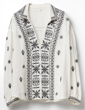 Blusa Sfera manga larga para mujer
