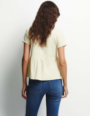 Camiseta Sfera cuello redondo manga corta de algodón