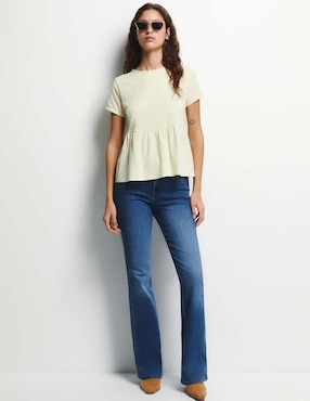 Camiseta Sfera cuello redondo manga corta de algodón