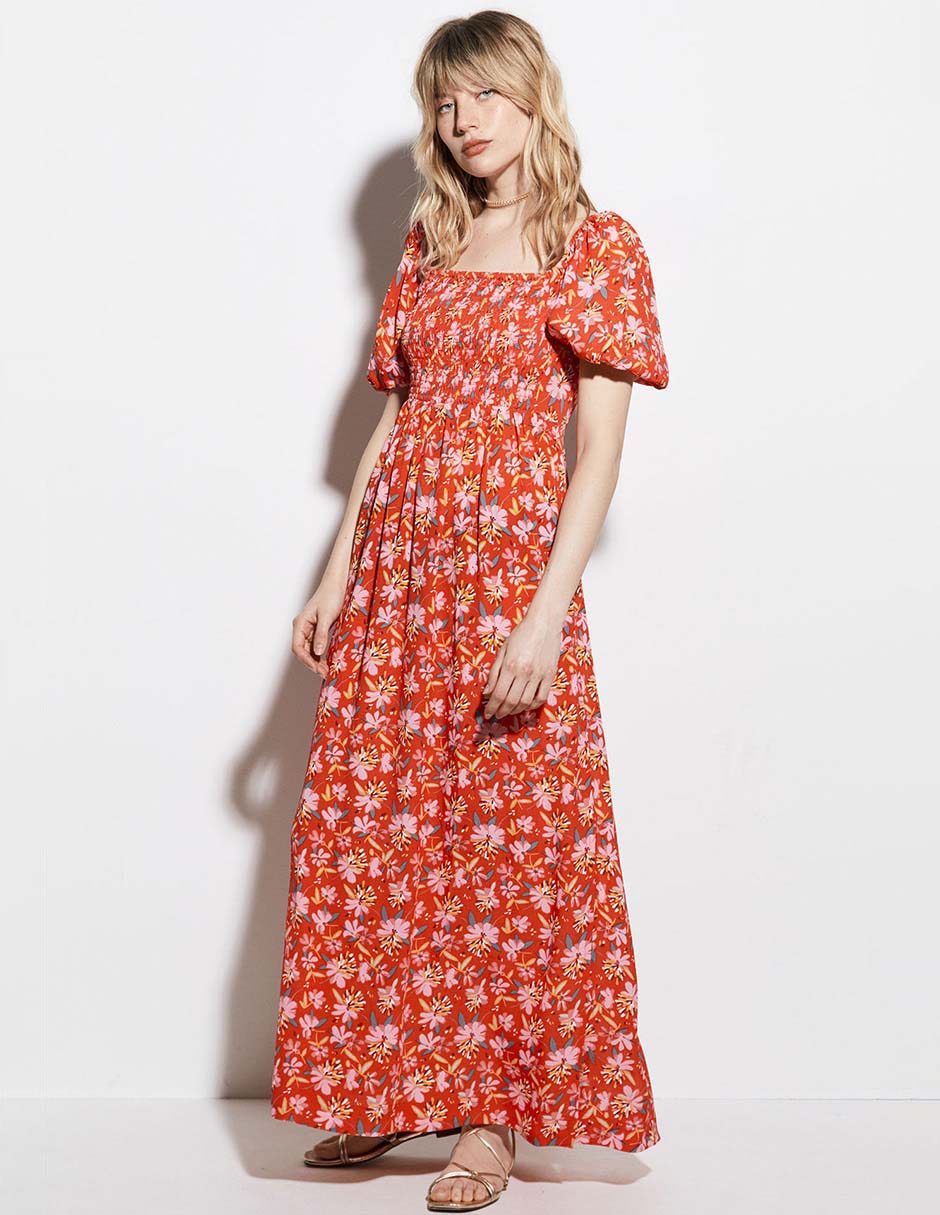 Vestido largo casual para mujer 4