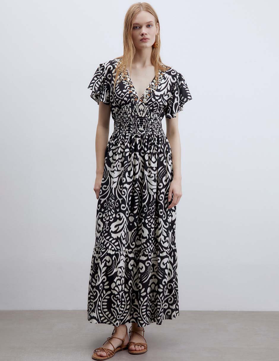 Vestido largo casual para mujer Vestido largo casual para mujer