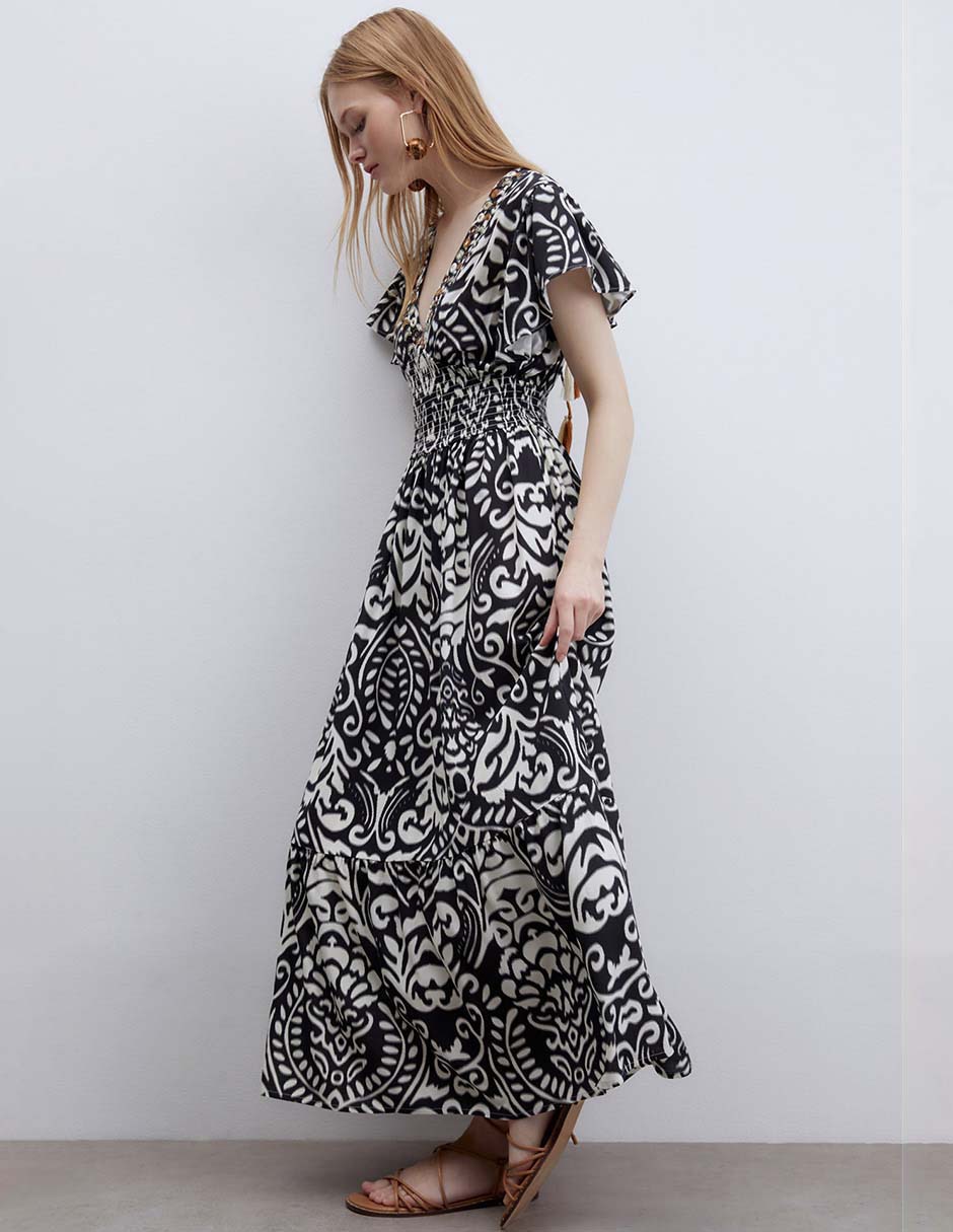 Vestido largo casual para mujer 4