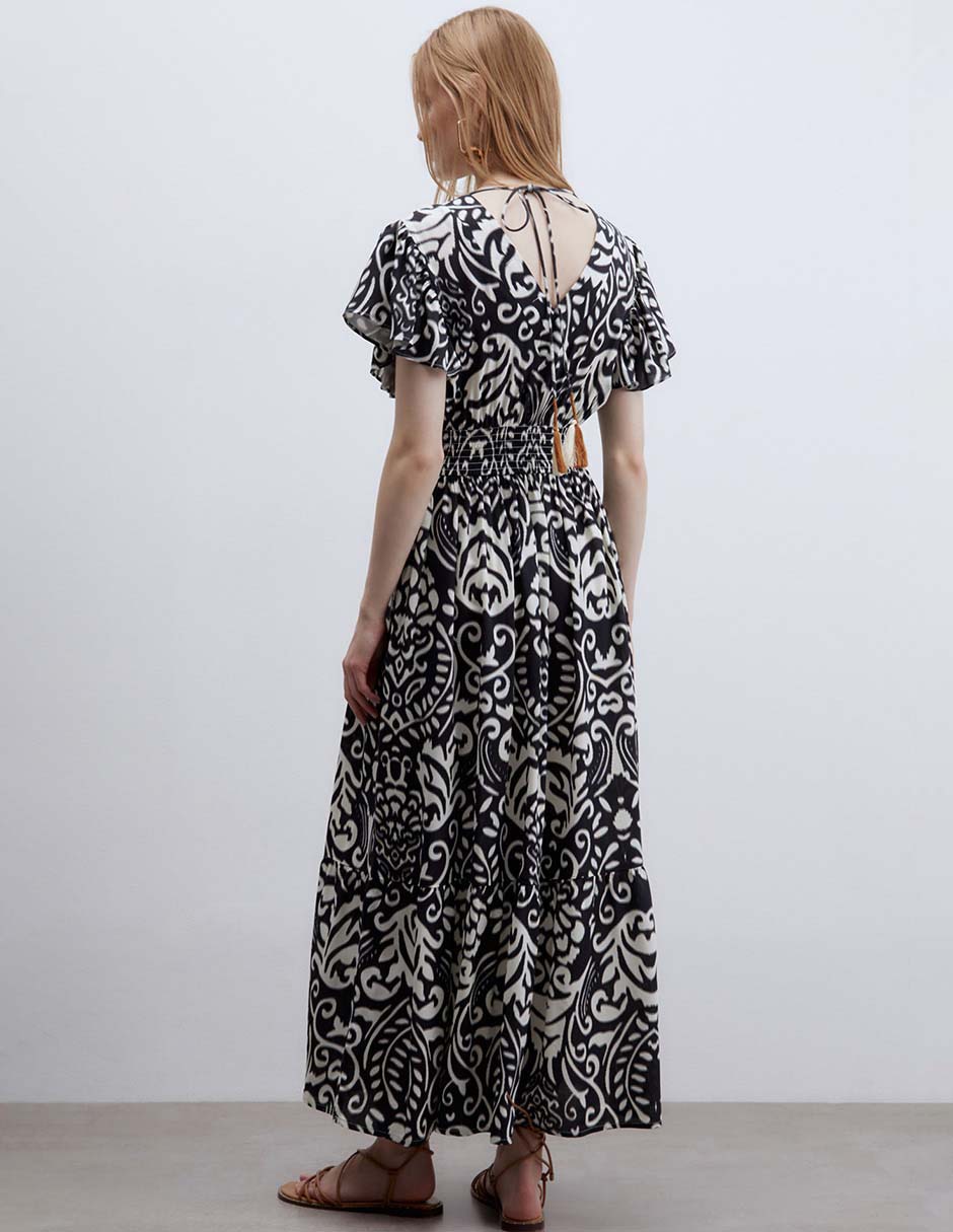 Vestido largo casual para mujer 5