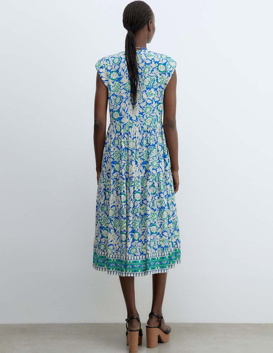 Vestido midi playa para mujer 2
