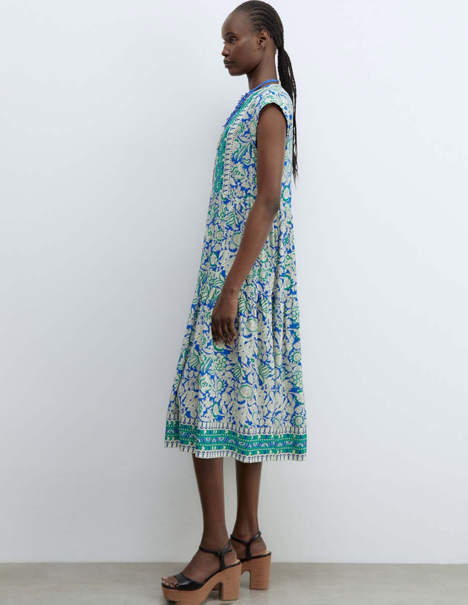 Vestido midi playa para mujer 3