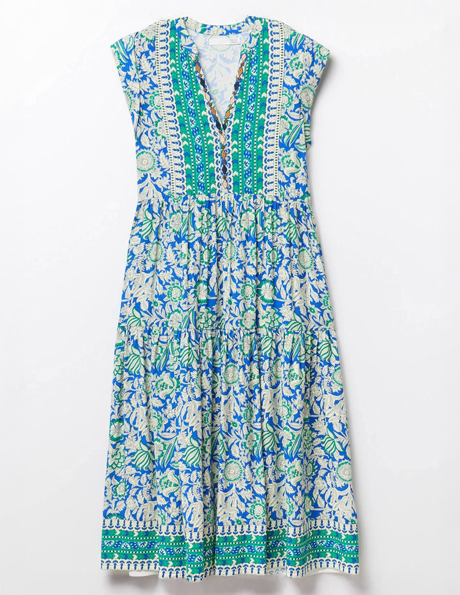 Vestido midi playa para mujer 5
