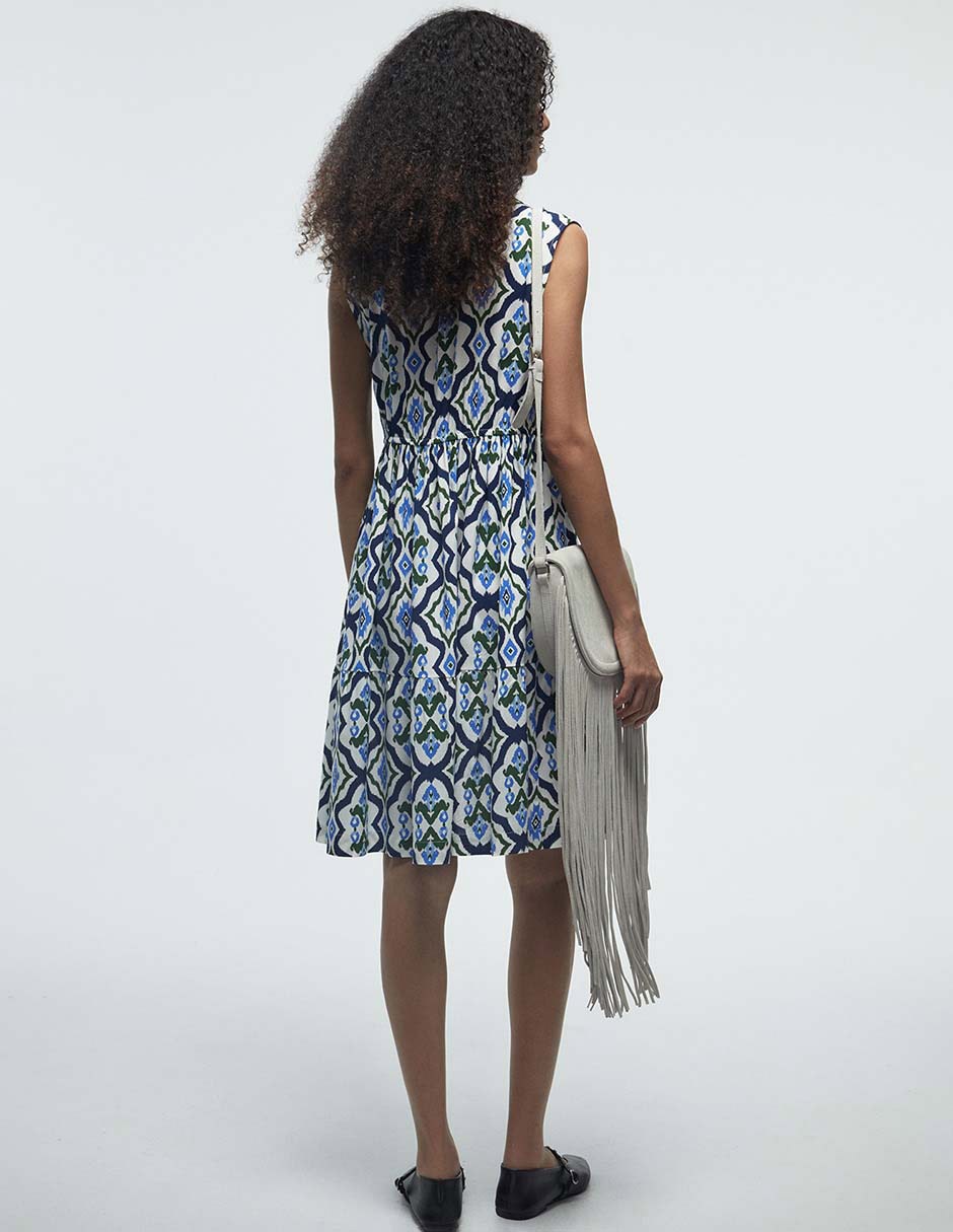 Vestido a la rodilla casual para mujer 2