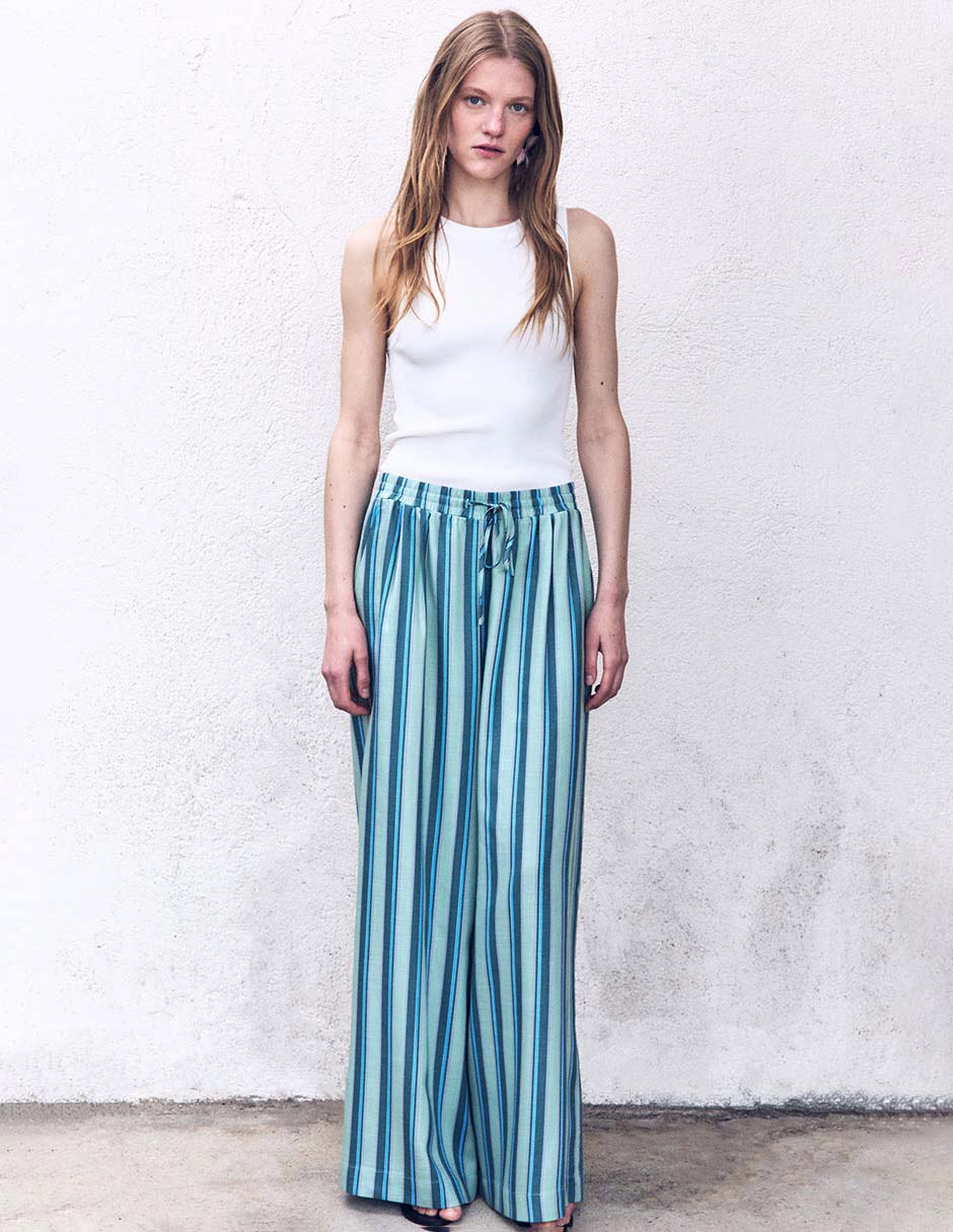 Pantalón relaxed amplio para mujer 5