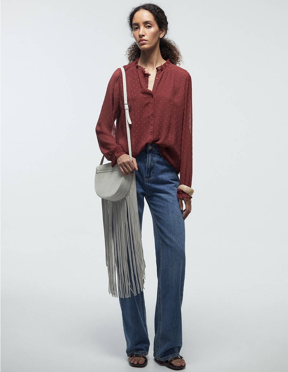 Blusa manga larga para mujer 2