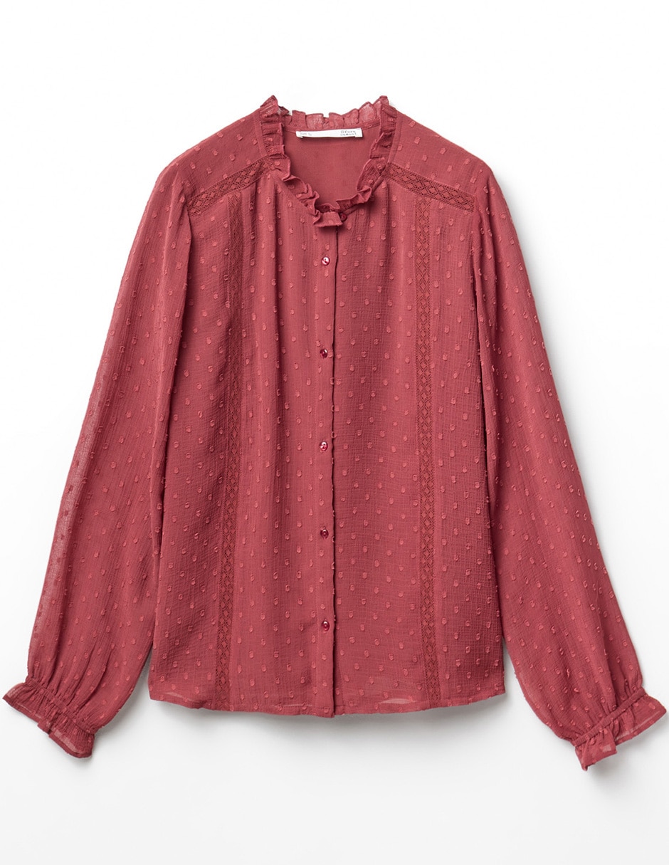 Blusa manga larga para mujer 4