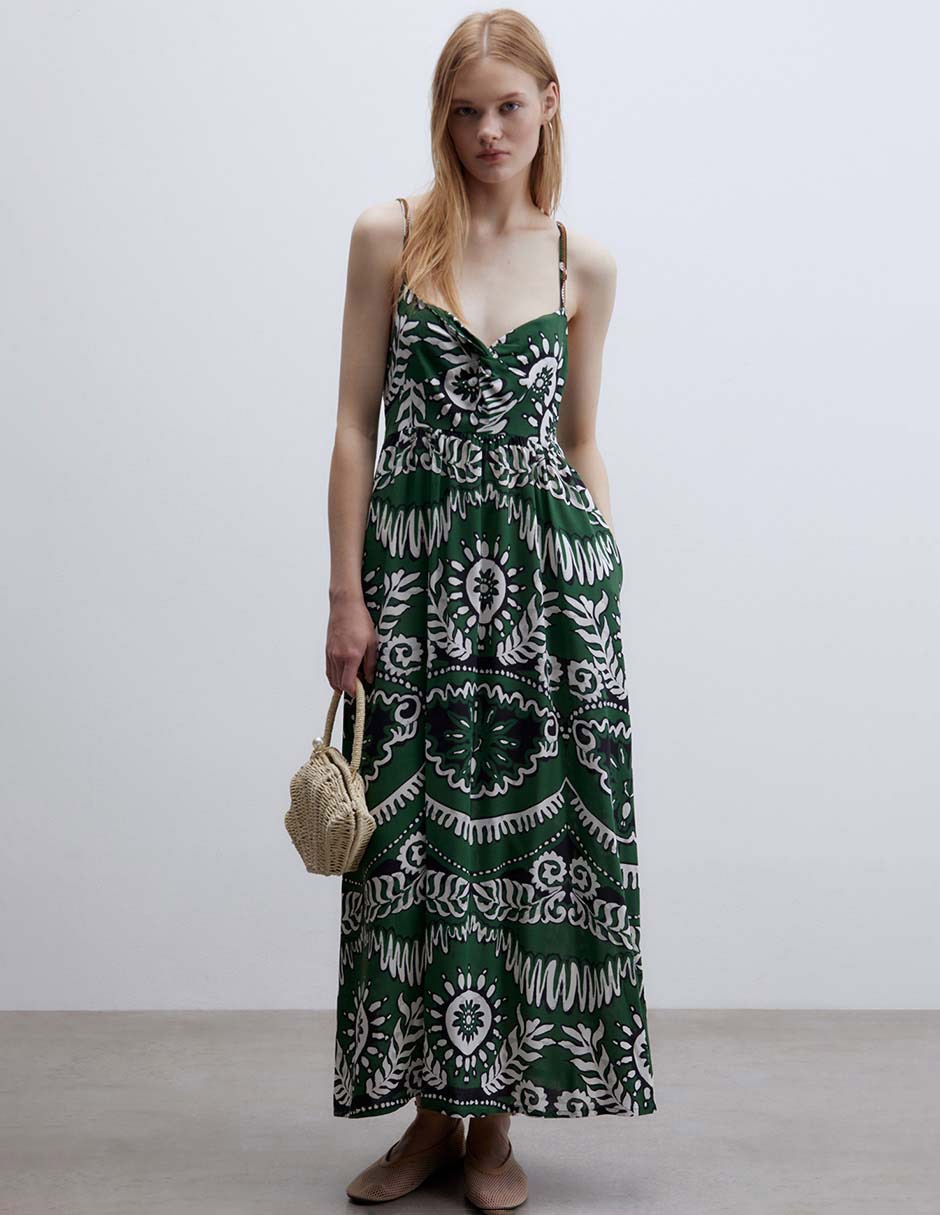 Vestido largo casual para mujer 1