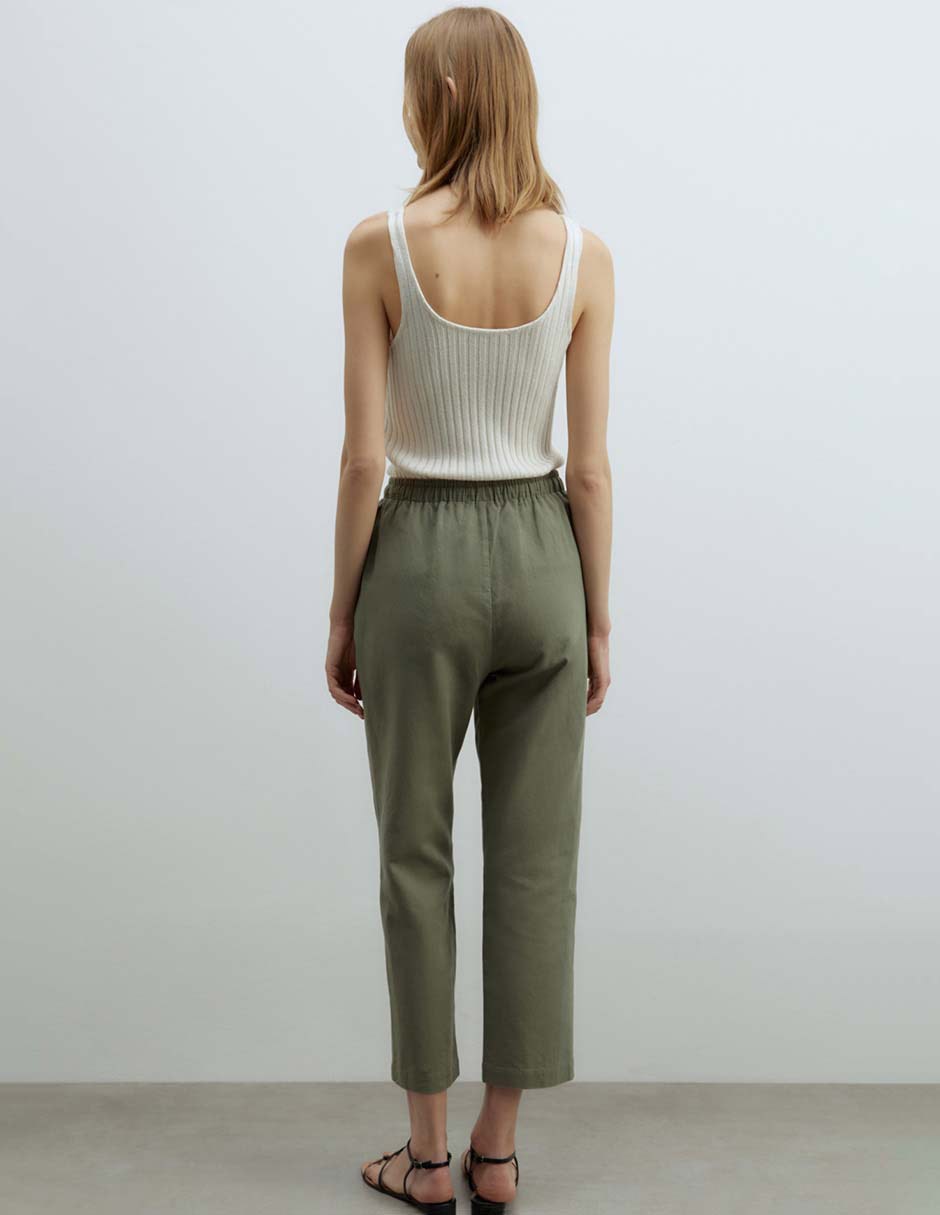 Pantalón capri straight para mujer 2