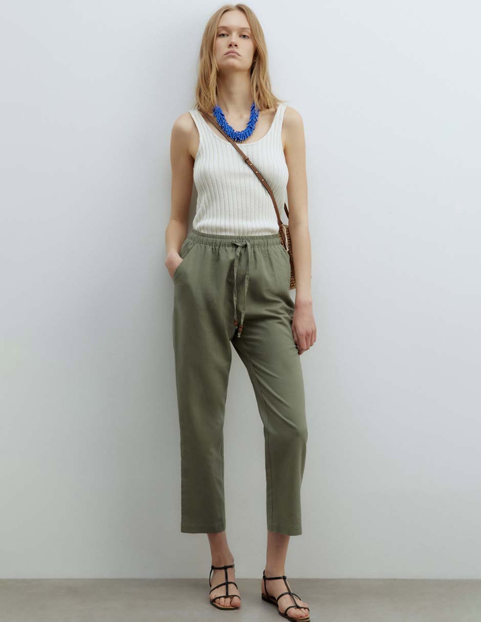 Pantalón capri straight para mujer 5