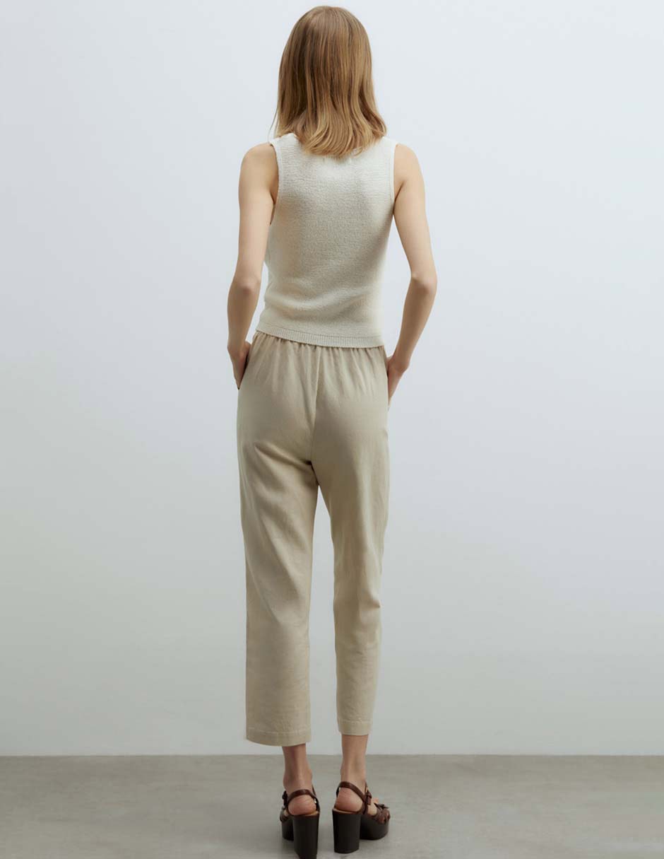 Pantalón capri straight para mujer 2