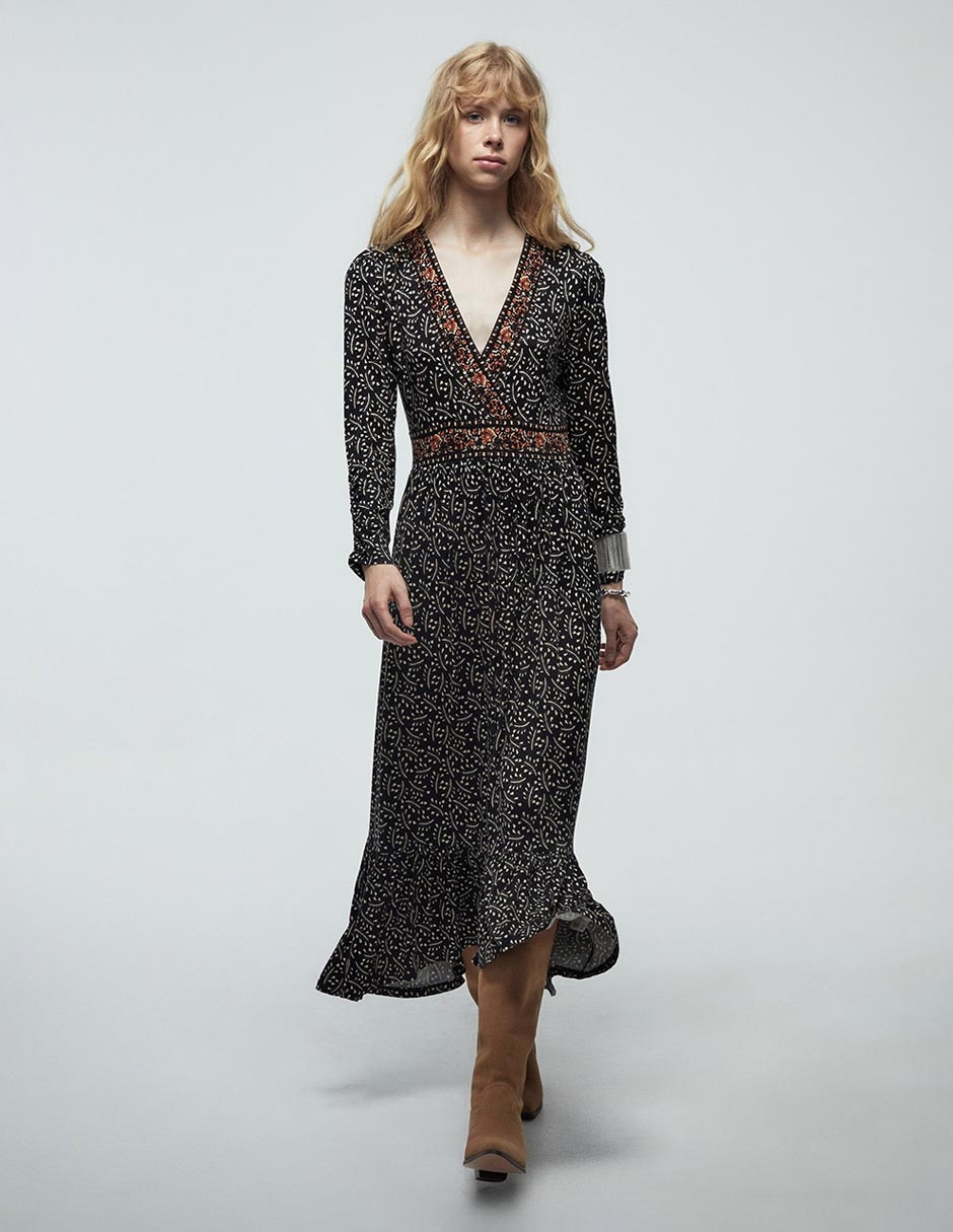 Vestido largo casual para mujer Vestido largo casual para mujer