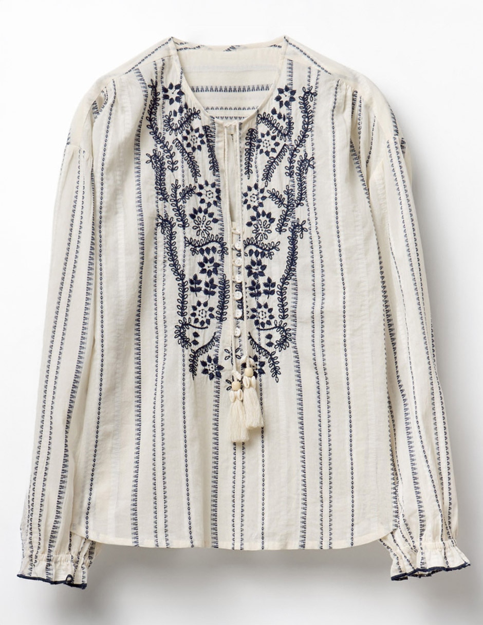 Blusa Sfera manga larga para mujer 4