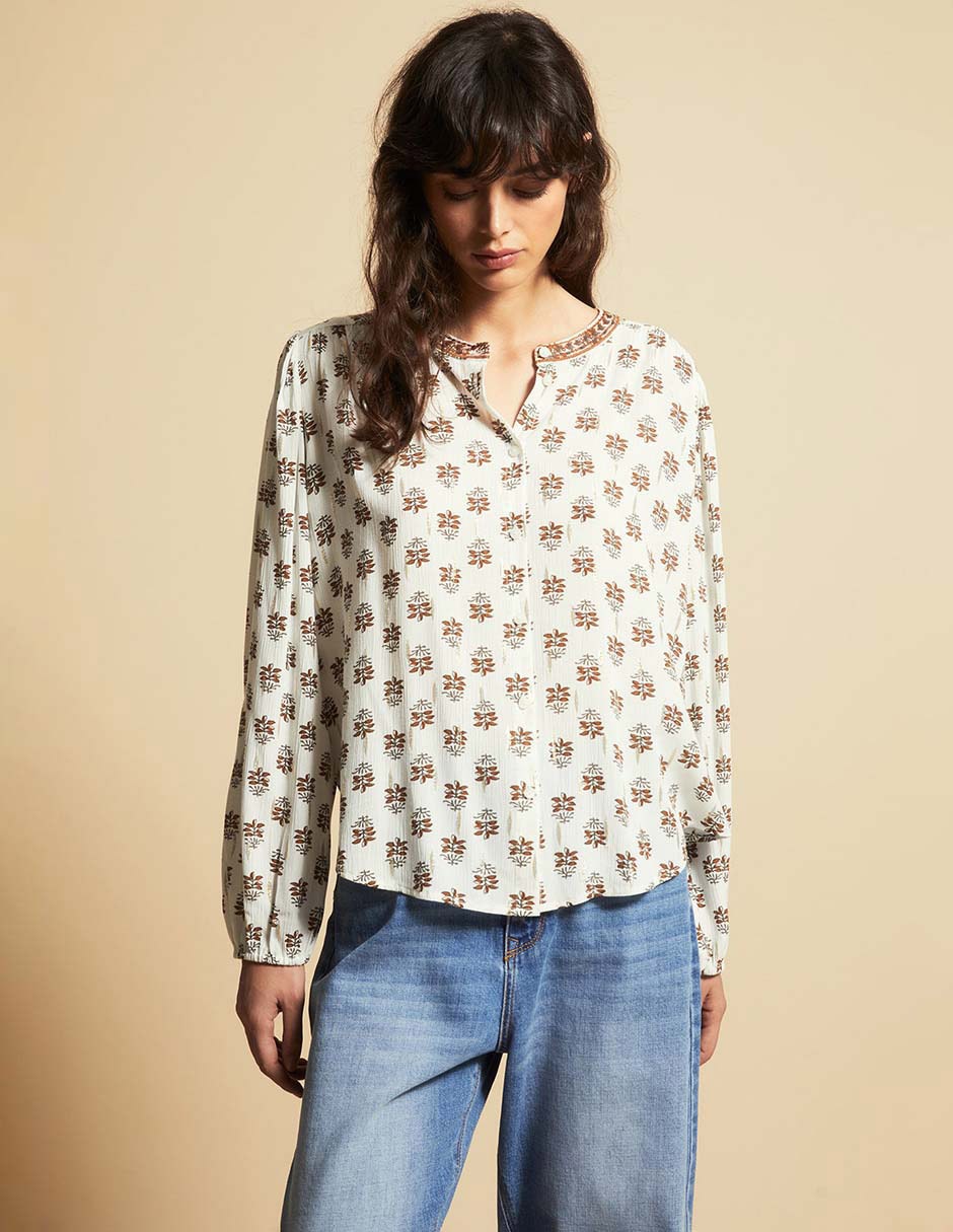Blusa Sfera manga larga para mujer Blusa Sfera manga larga para mujer