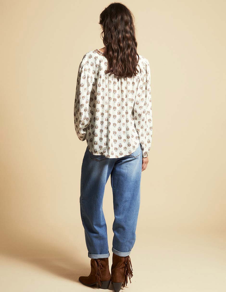 Blusa Sfera manga larga para mujer 2
