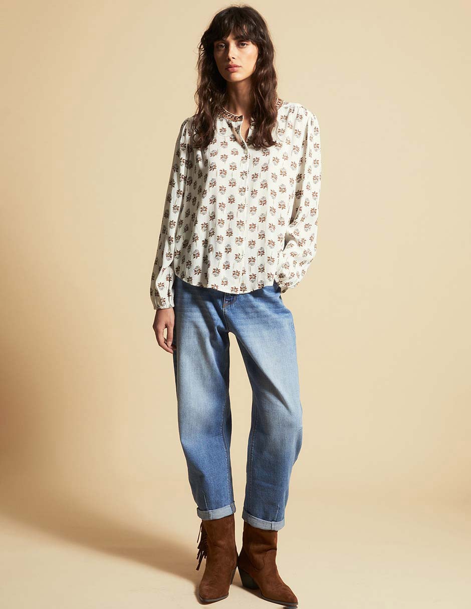 Blusa Sfera manga larga para mujer 3