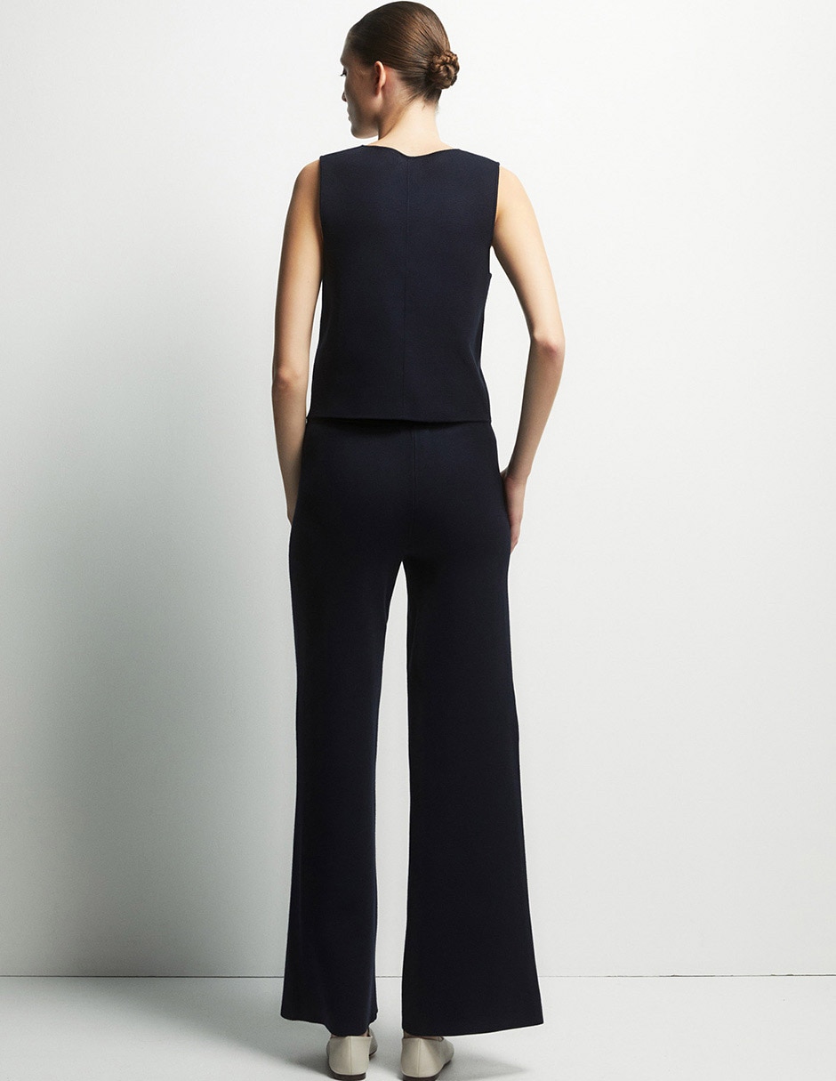PANTALON LARGO CERROJILLO LISO