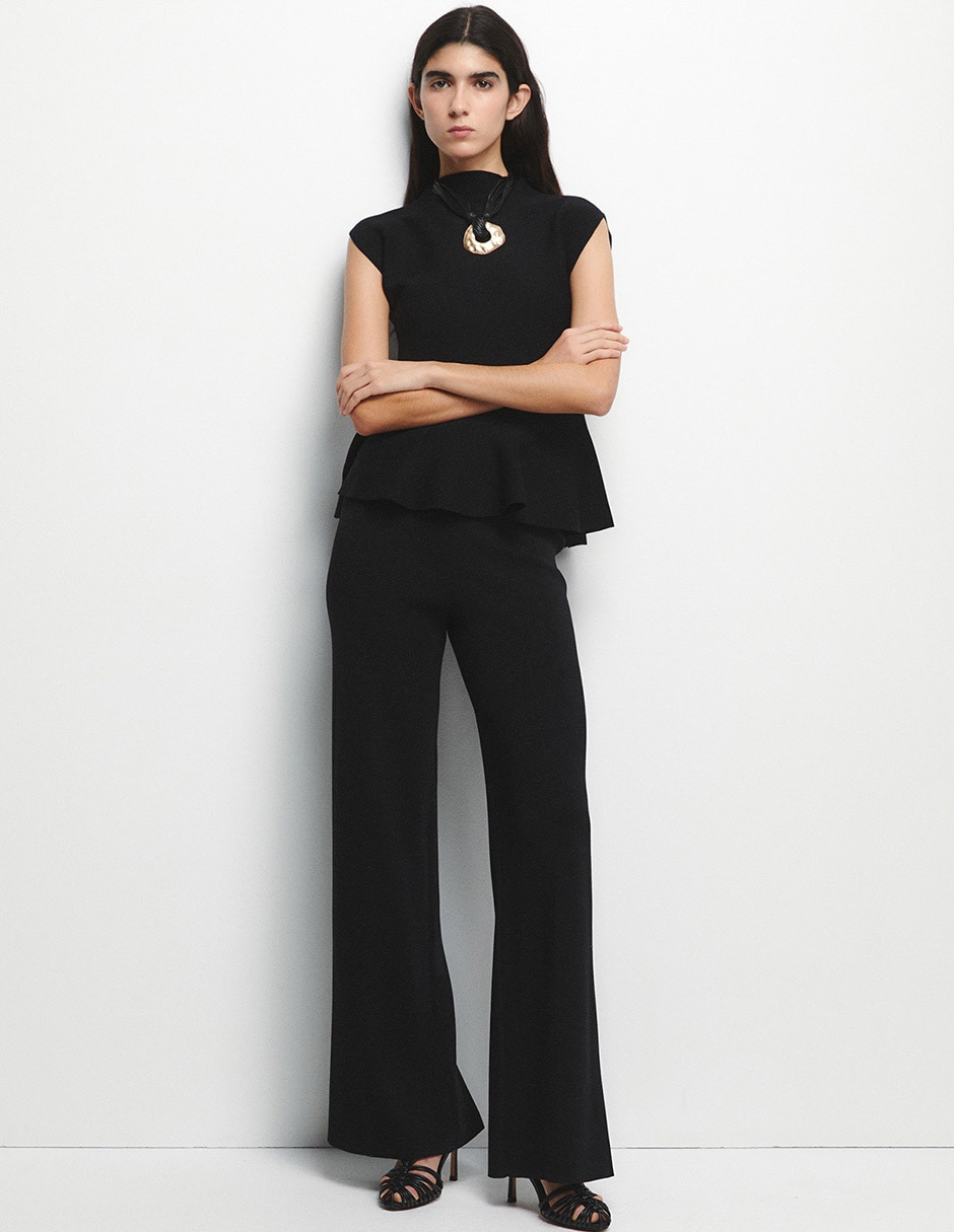 Pantalón amplio para mujer 4